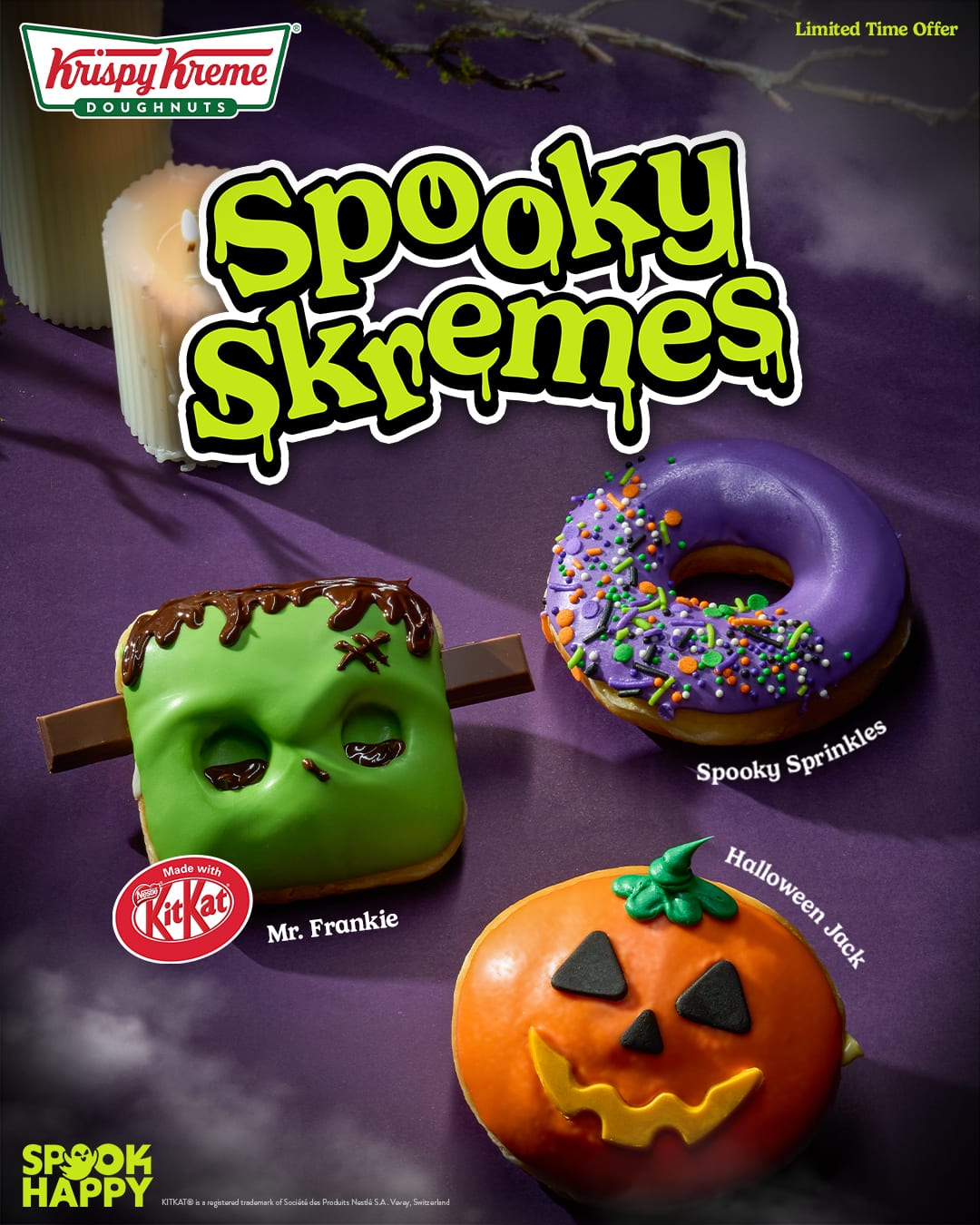 Krispy Kreme Spooky Skreams Halloween Donuts